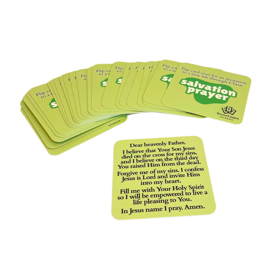 Salvation Prayer Cards
