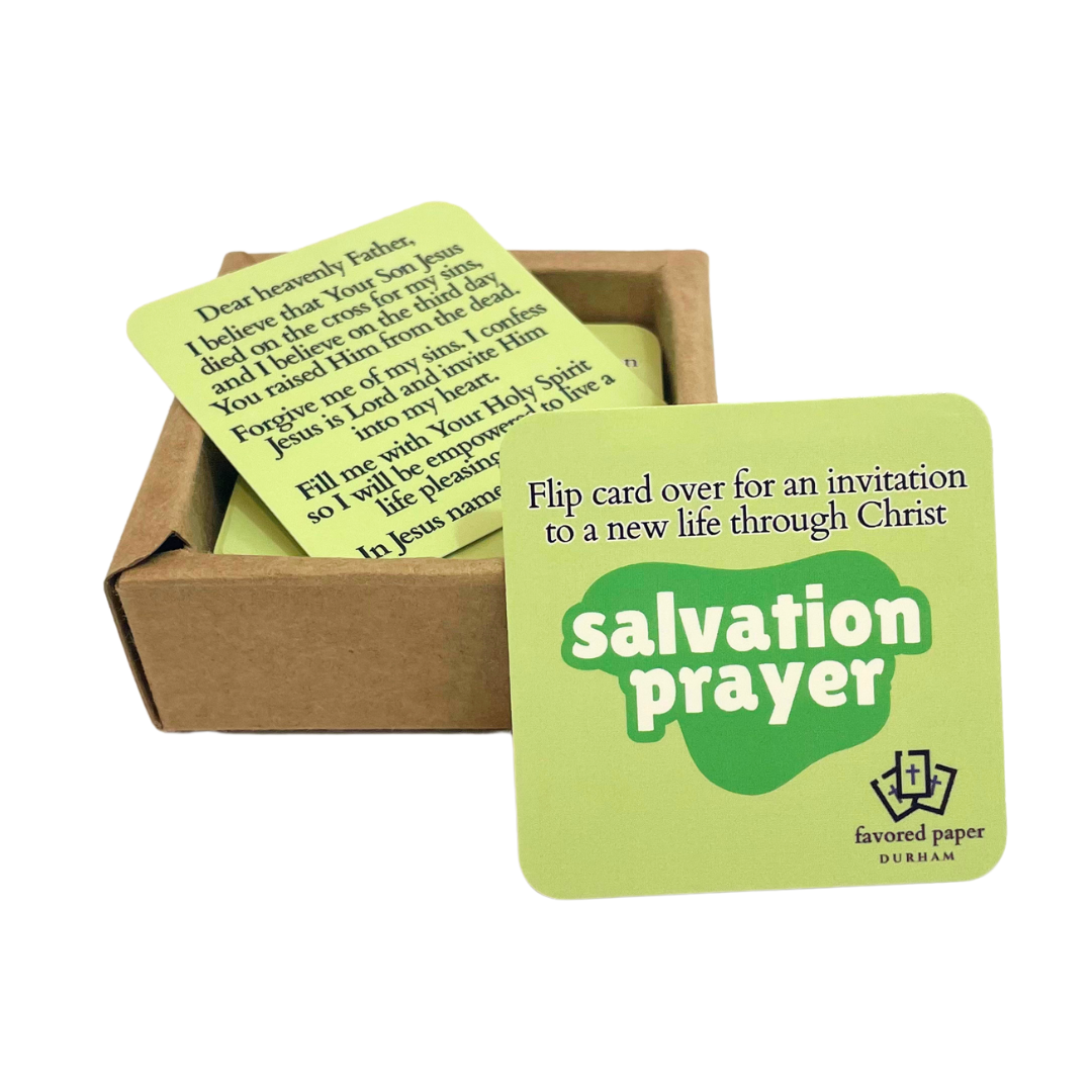 Salvation Prayer Cards