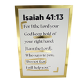 Isaiah 41:13 Christian Scripture Wall Art