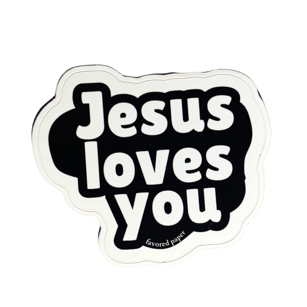Jesus Loves You Sticker