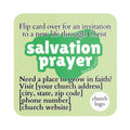 Custom Branded Salvation Prayer Cards