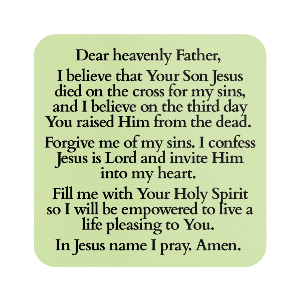 Custom Branded Salvation Prayer Cards