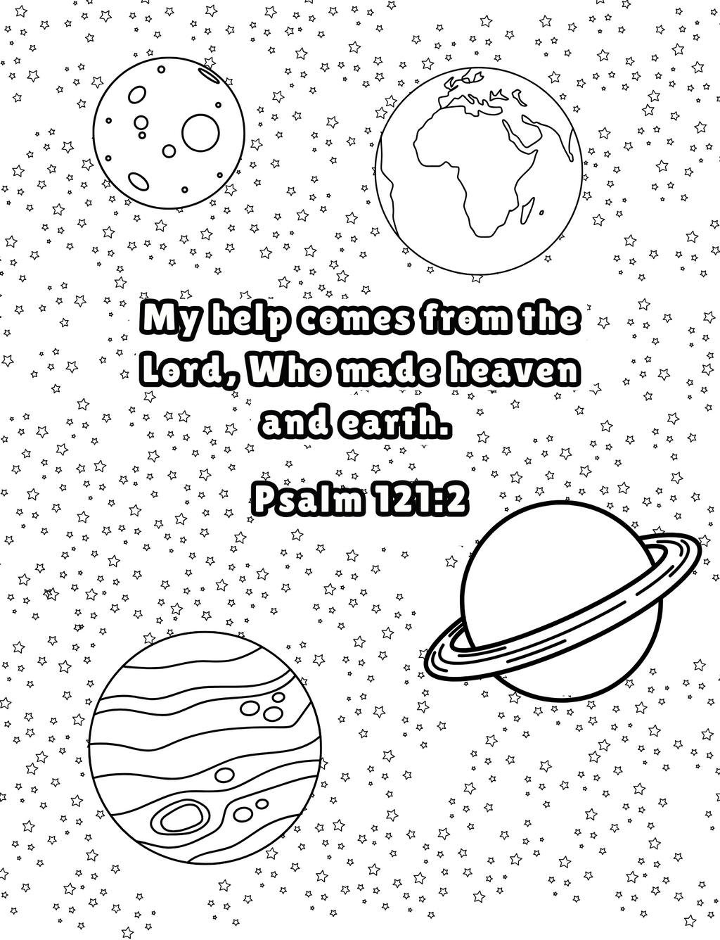 Christian Coloring Book Bible Verse Edition