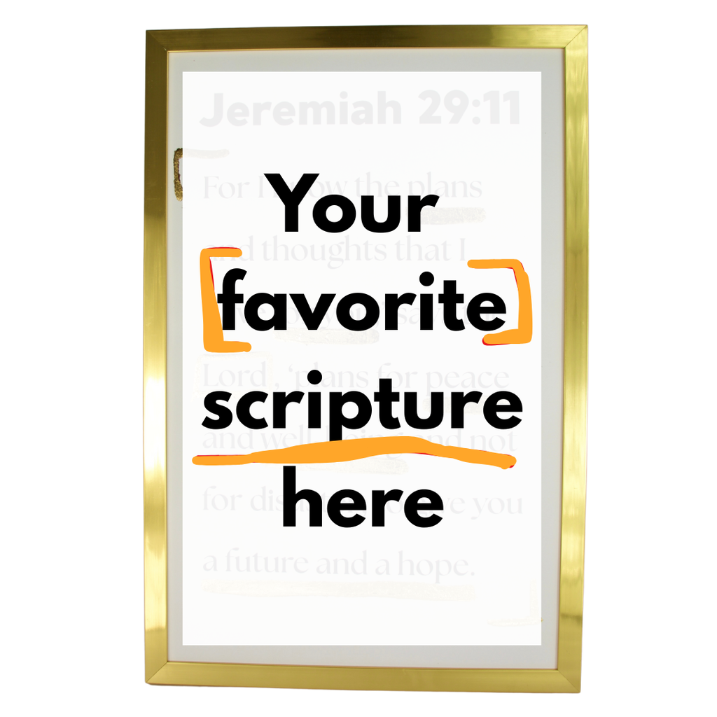 Custom Scripture Wall Art