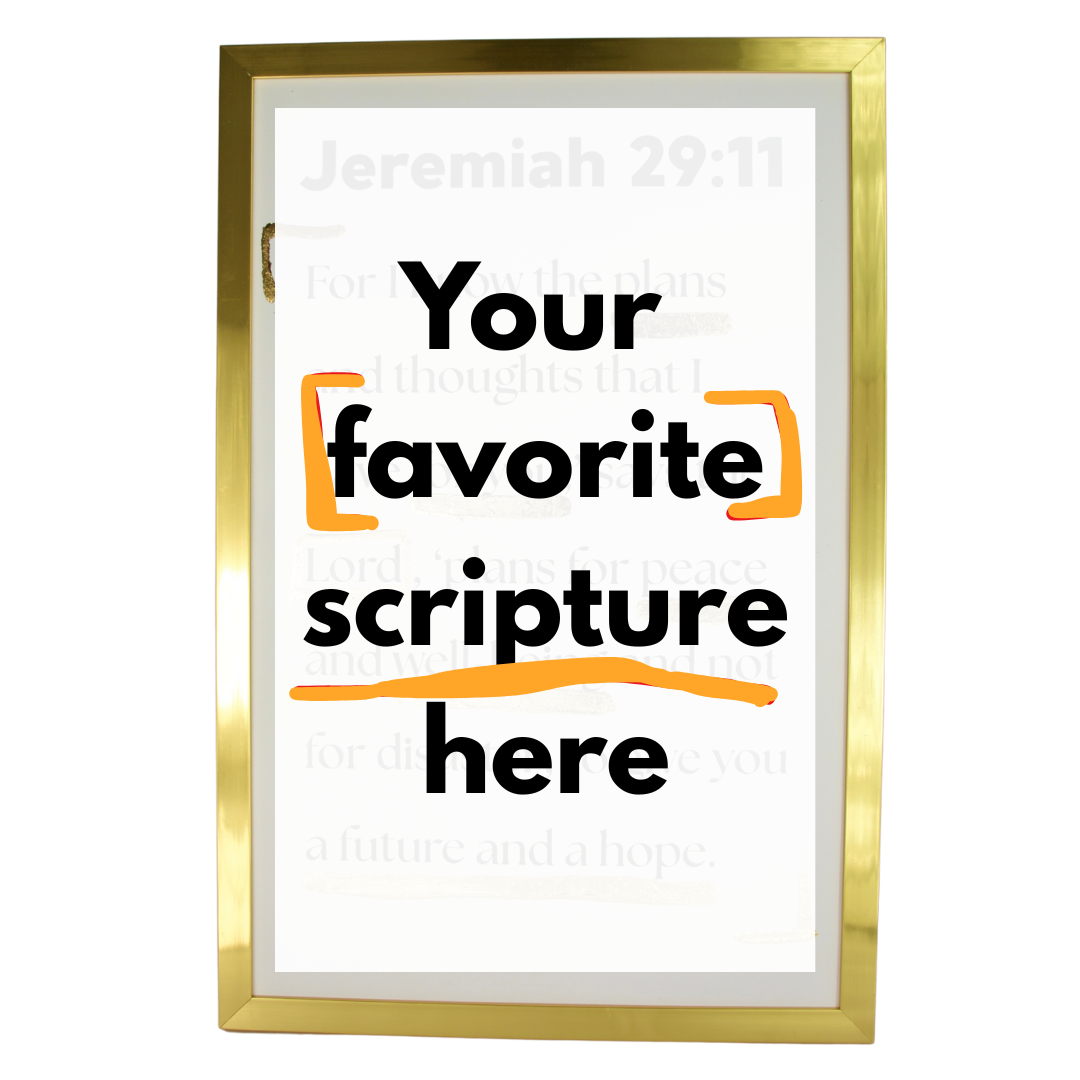 Custom Scripture Wall Art