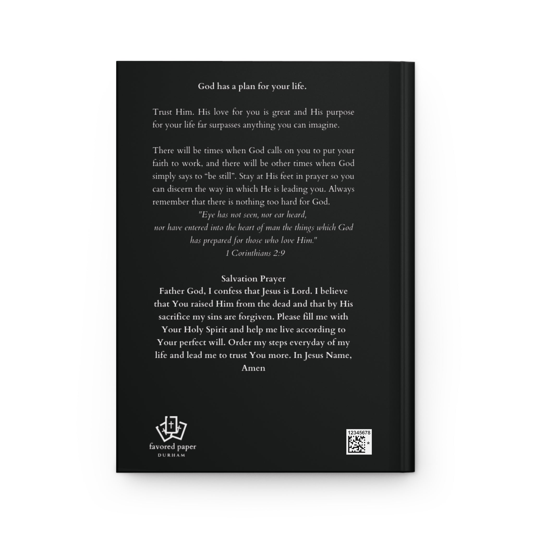 Be Still and Know Christian Notebook Psalm 46:10