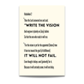 Write the Vision Print (No frame) - 11x17 Christian Scripture Art Print