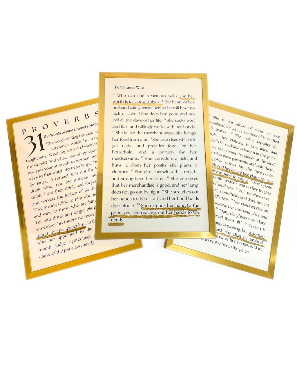 Favored Paper Proverbs 31 Wall Art Set