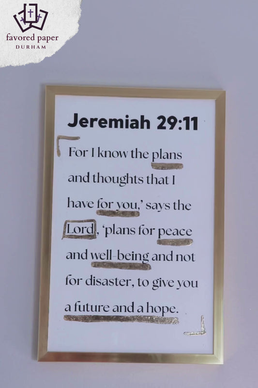 Romans 8:28 Wall Art 11 x 17 inches